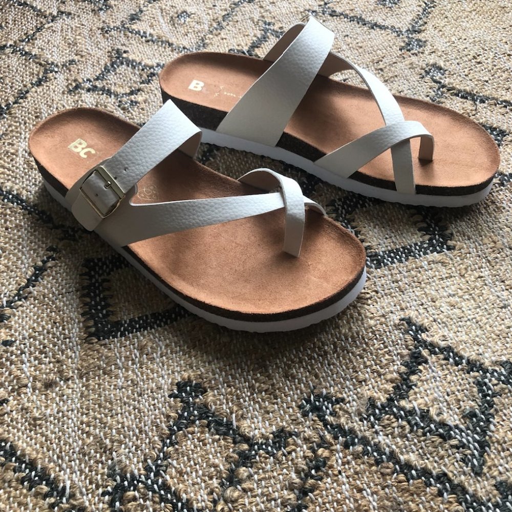 BC Footwear Shout it Out vegan leather sandals